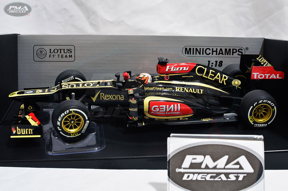 KIMI RAIKKONEN 2013 LOTUS E21 1:18